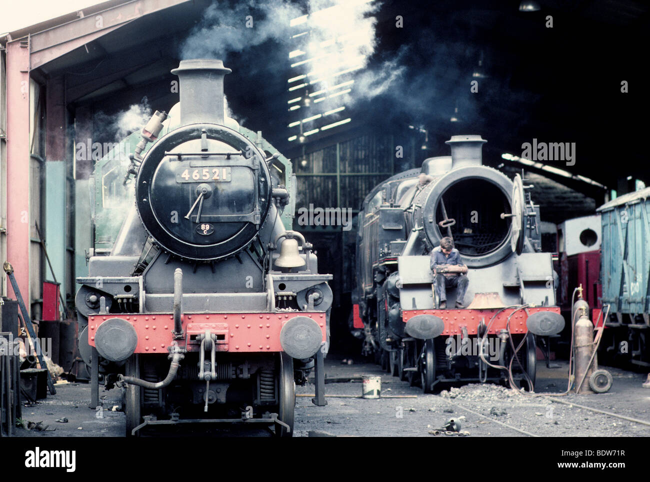Severn Valley Railway in Bridgnorth 1981 Stock Photo