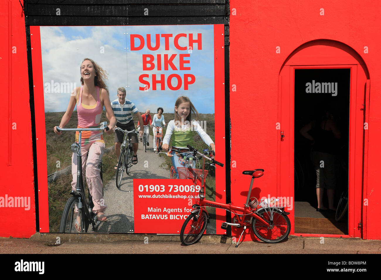 Dutch Bike Shop in Littlehampton West Sussex England Stock Photo Alamy