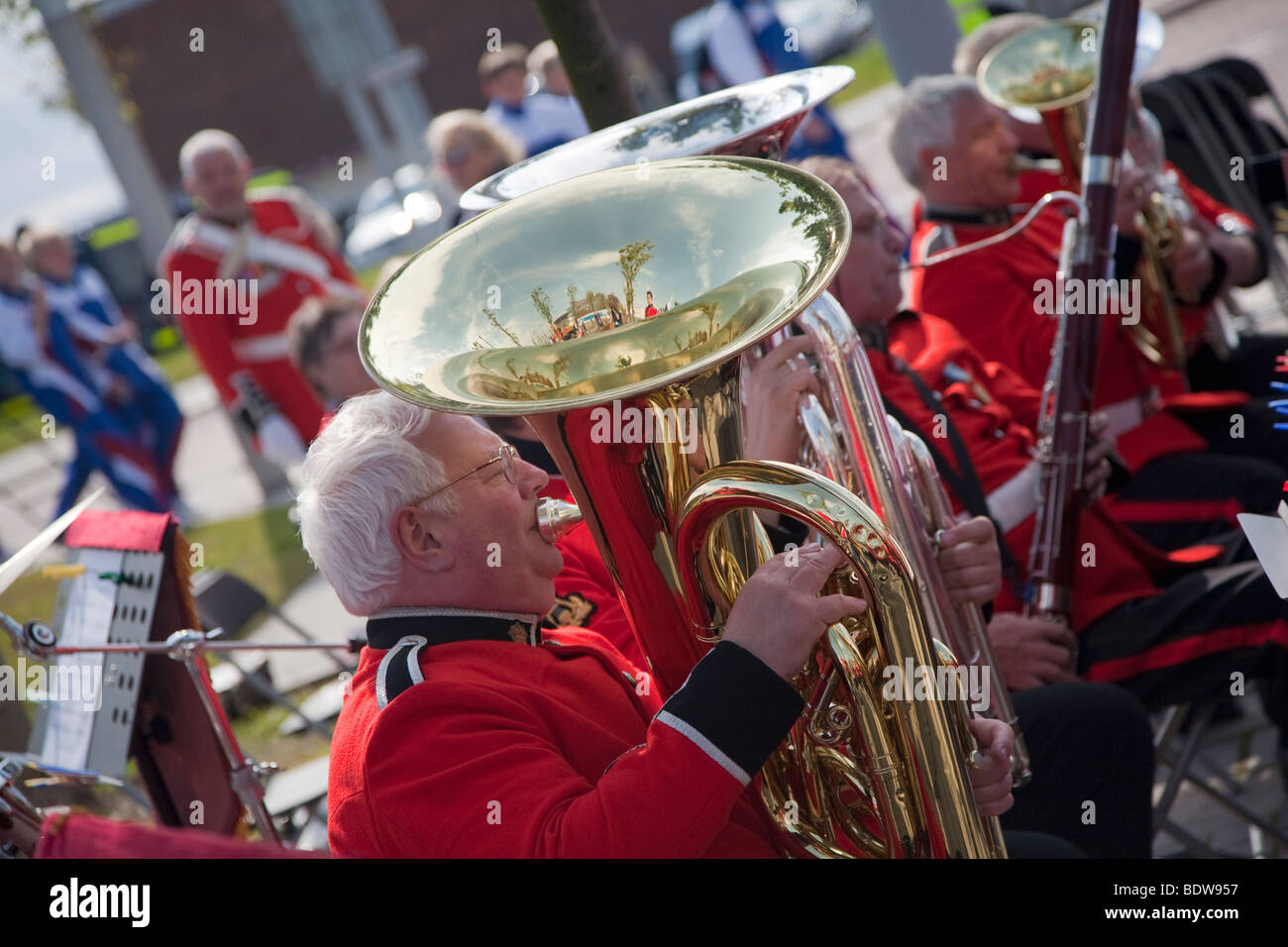 Brass band playing hires stock photography and images Alamy