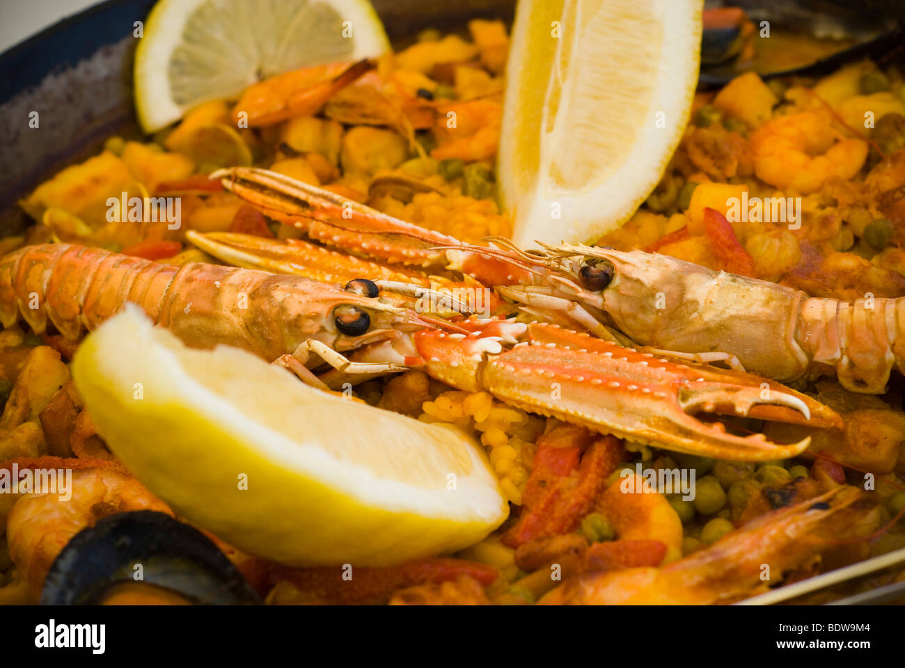 Spanish Paella Stock Photo