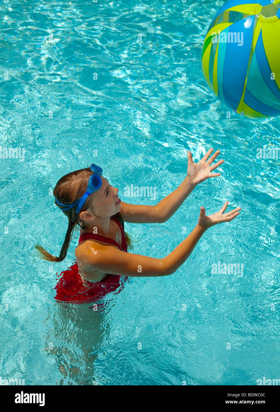 Girl Bouncing Ball Stock Photos & Girl Bouncing Ball Stock Images Alamy