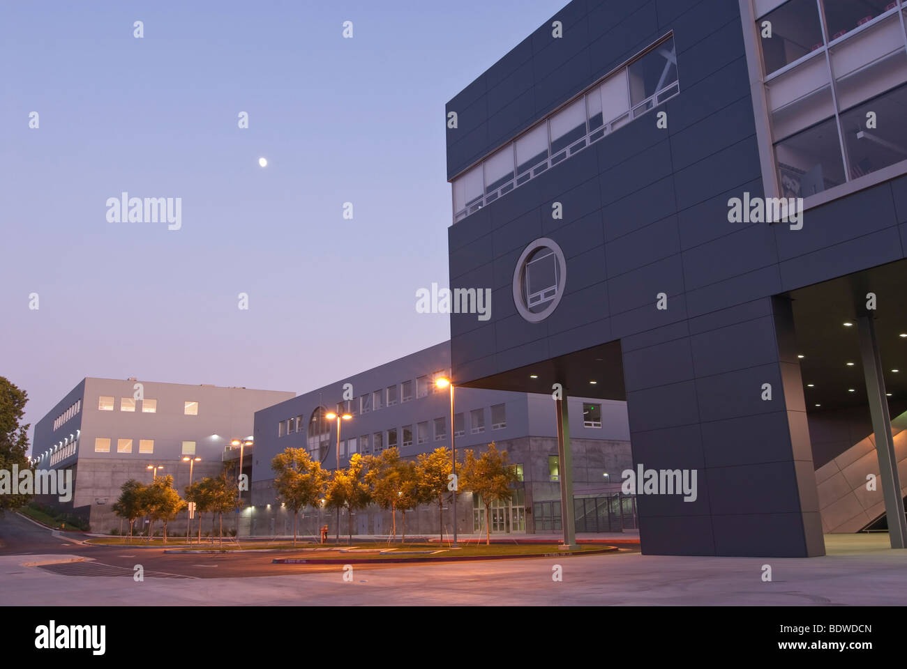 Visual and Performing Arts High School in Downtown Los Angeles Stock Photo
