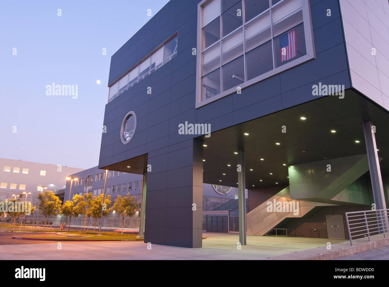 Visual and Performing Arts High School in Downtown Los Angeles Stock Photo