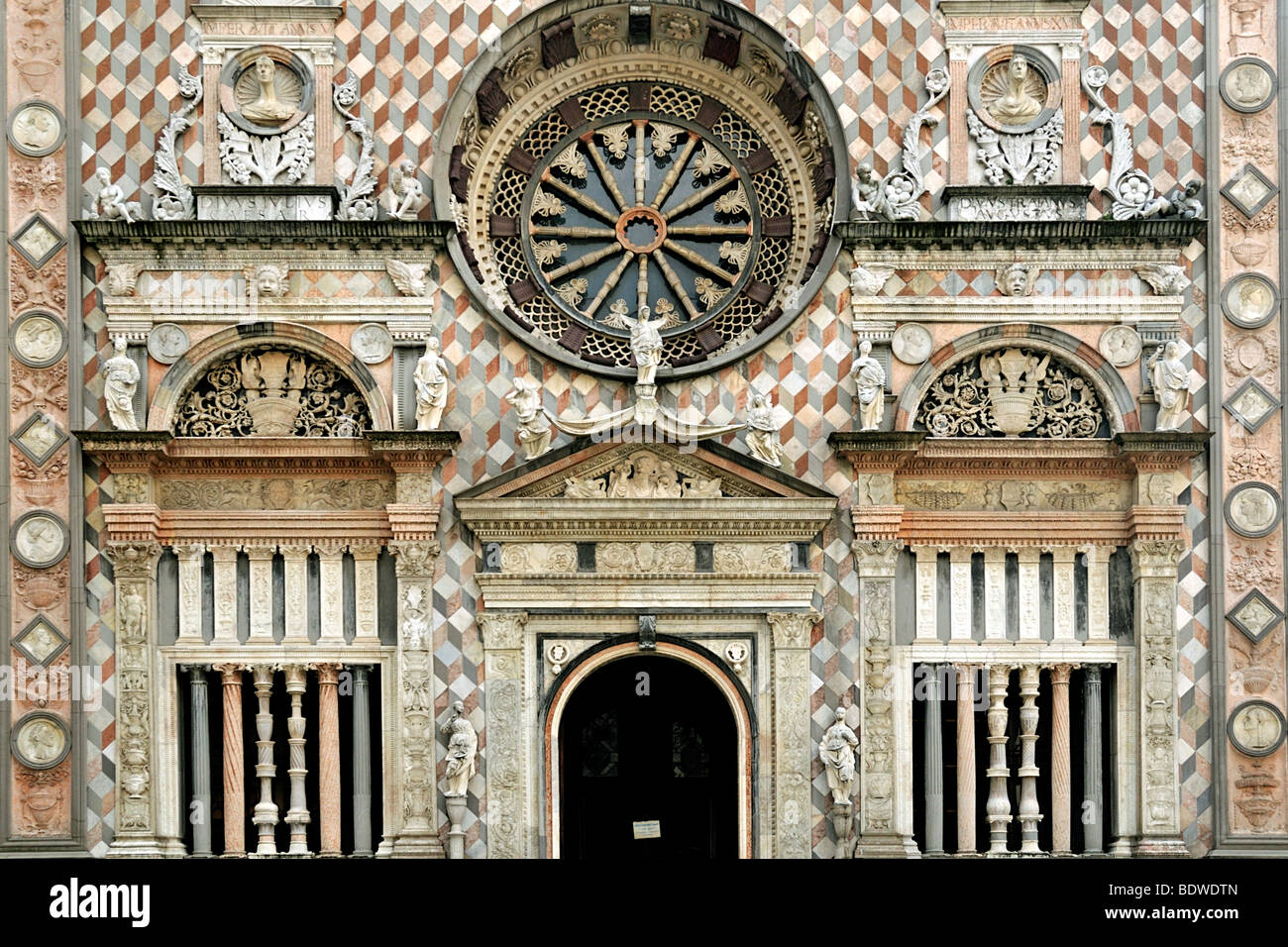 Bergamo Santa Maria Maggiore Stock Photo