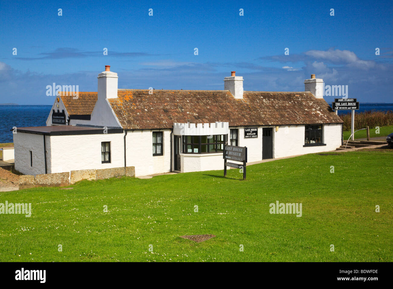 The Last House At John O Groats Stock Photo 25761834 Alamy