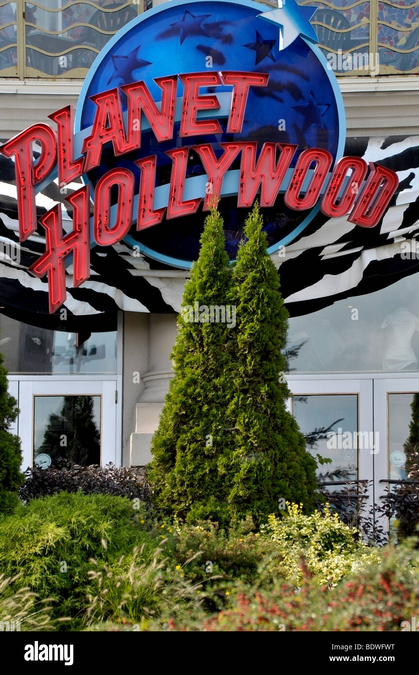 Planet Hollywood Restaurant - Niagara Falls, Ontario, Canada Stock Photo