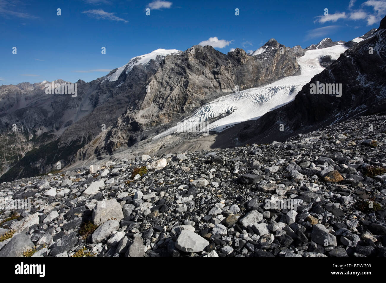 Mt. Madatschferner, Stelvio National Park, South Tyrol, Italy, Europe Stock Photo