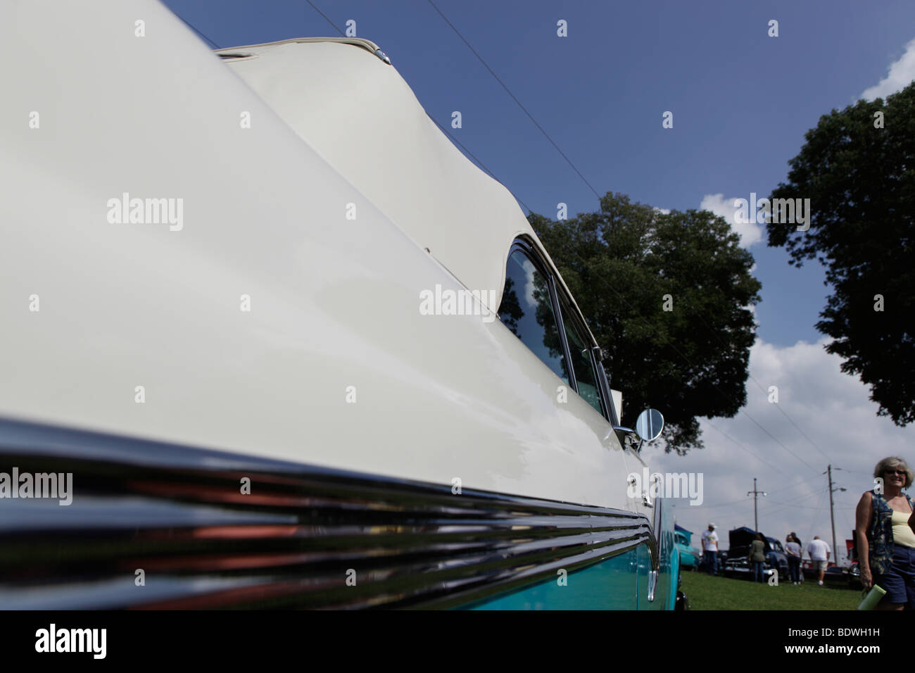 1956 ford sunliner. Smithville, Indiana car show Stock Photo Alamy
