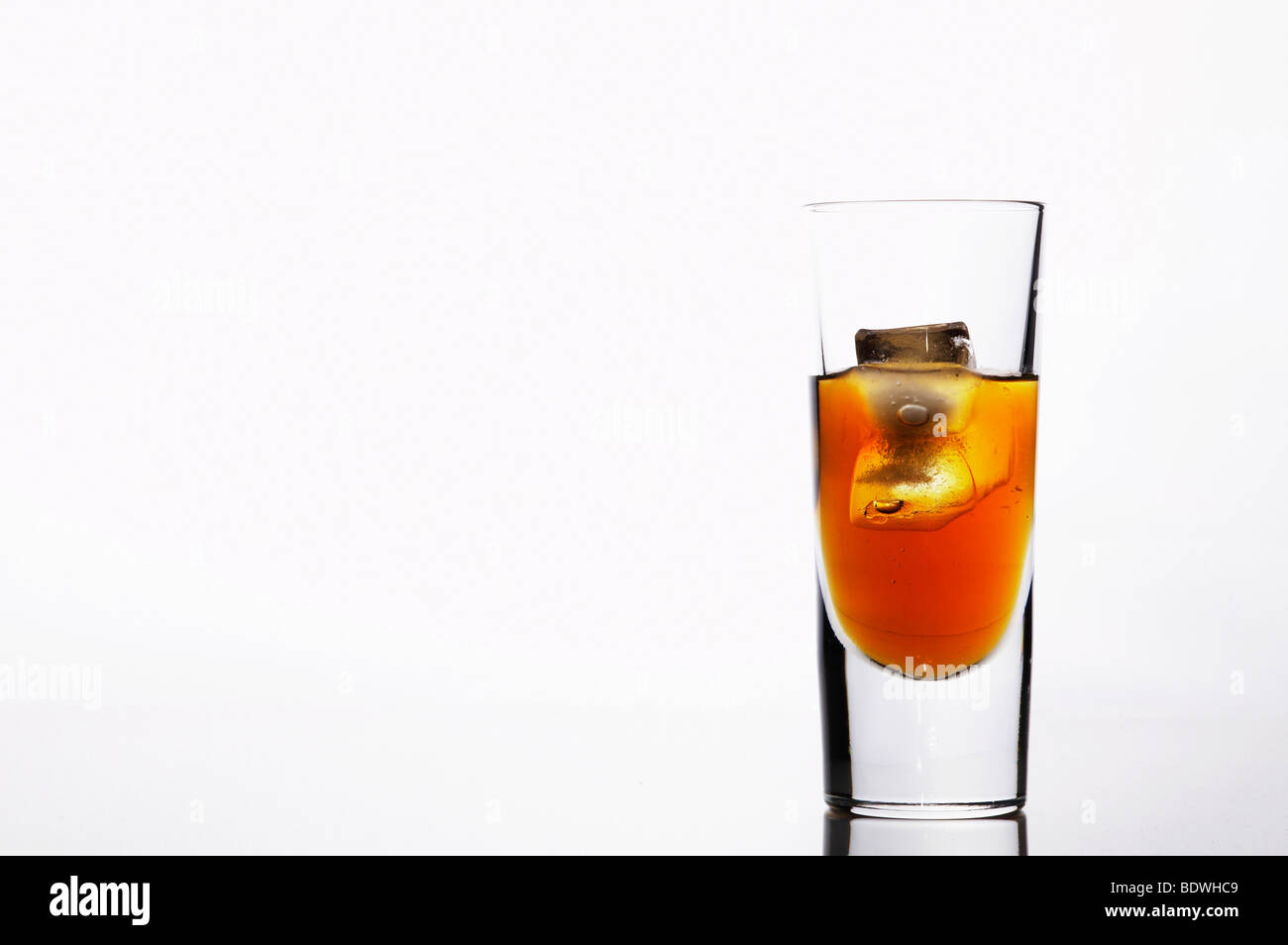 Iced, orange long drink Stock Photo