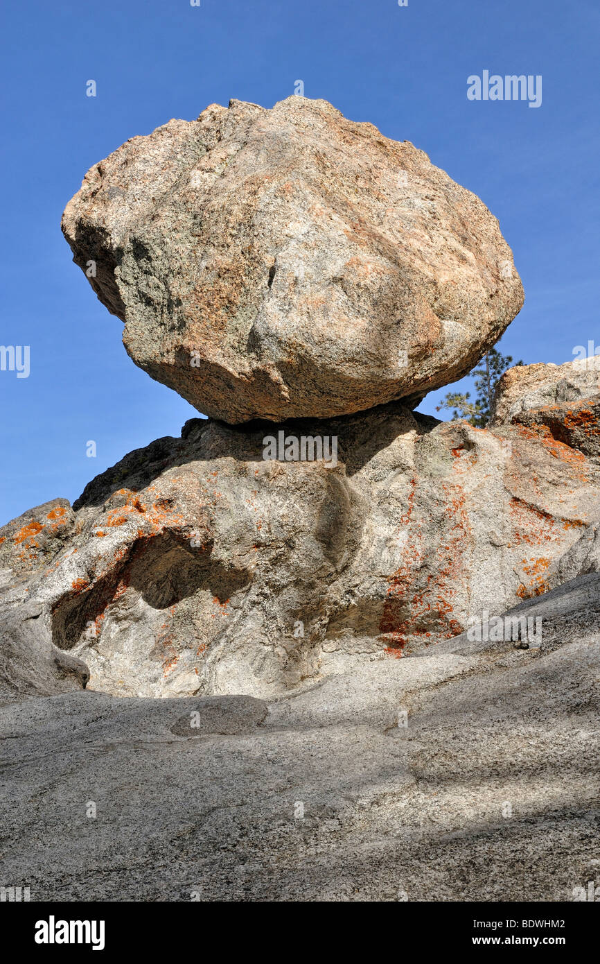 Rock ball, Mount San Jacinto State Park, Palm Springs, Southern California, California, USA Stock Photo