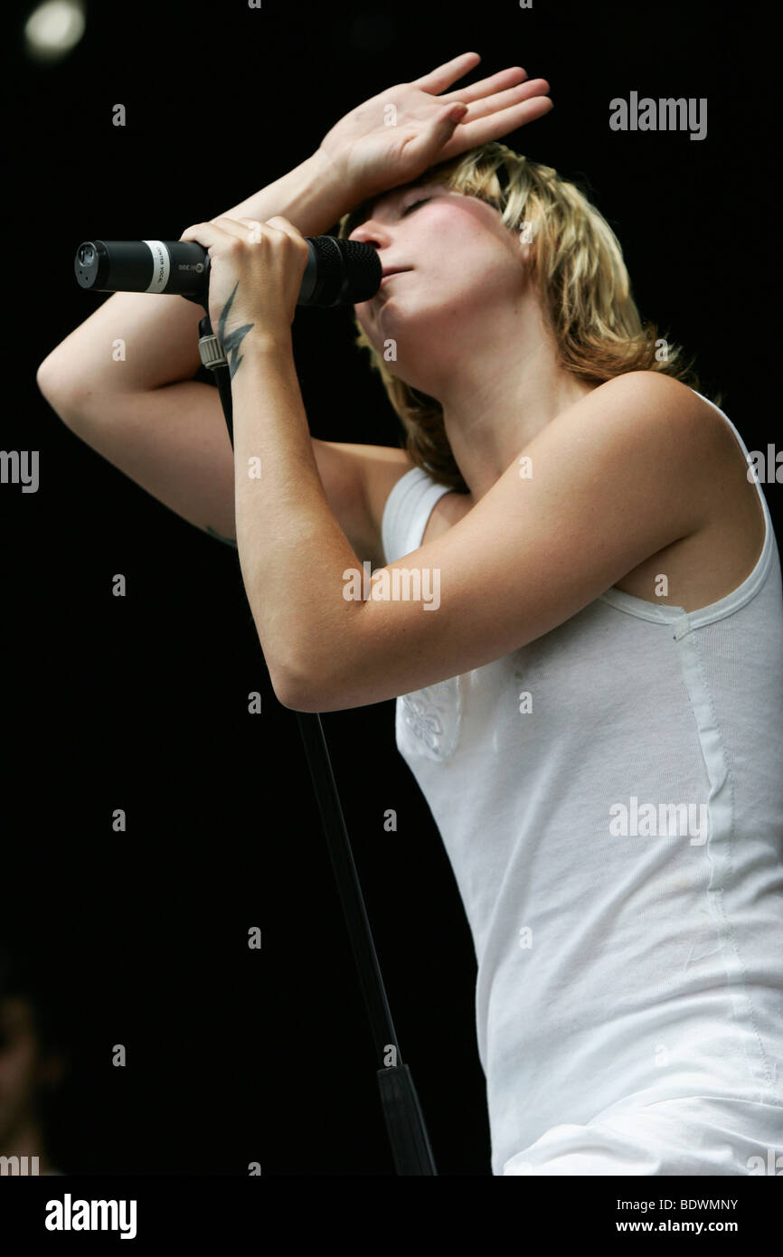Mieze Katz, Singer Of The German Pop And Rock Band MIA. Live At The