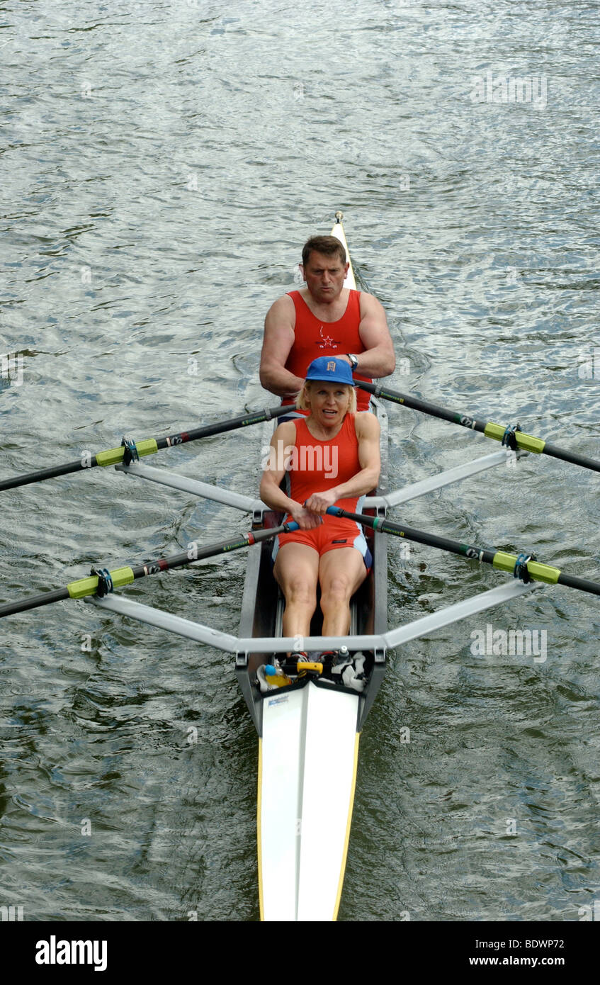Competitors taking part in the Bedford Rowing Regatta. Bedfordshire