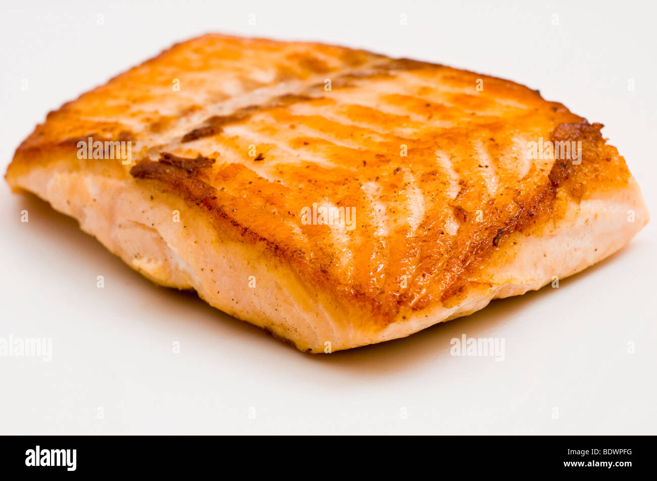 Cooked Salmon Fish Fillet Studio Shoot Stock Photo - Alamy