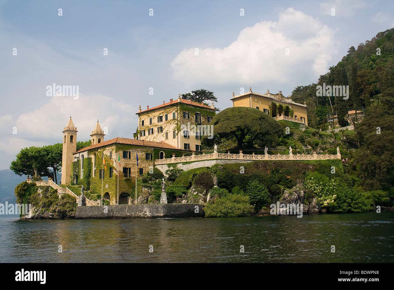 Villa Del Balbianello, Lenno, Lake Como, Italy Stock Photo