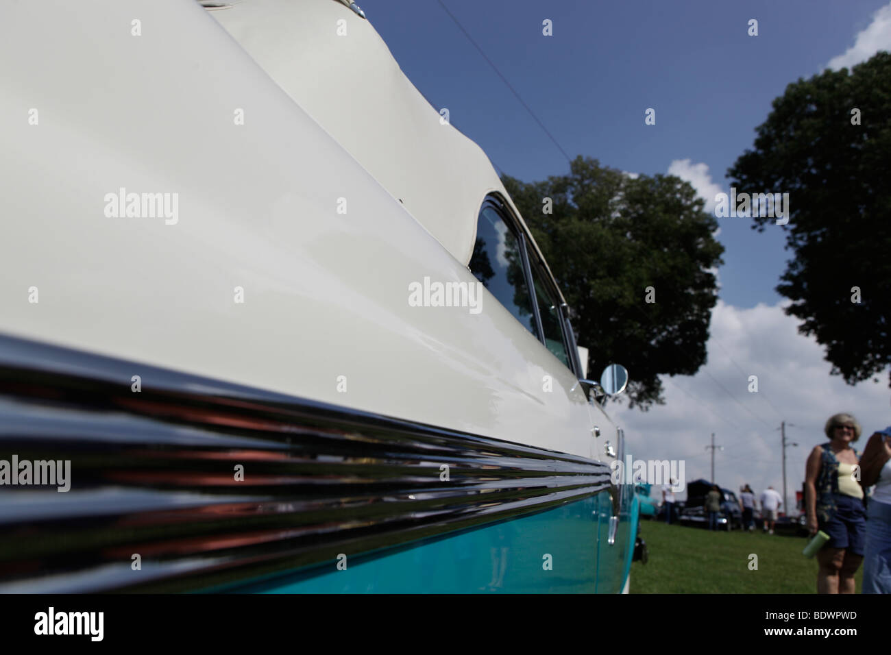 1956 ford sunliner. Smithville, Indiana car show Stock Photo Alamy