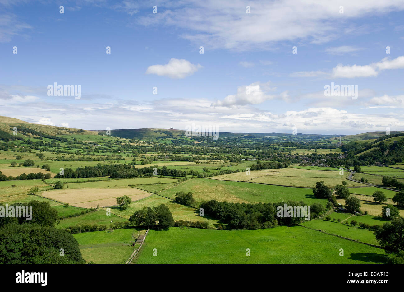 derbyshire countryside, england Stock Photo