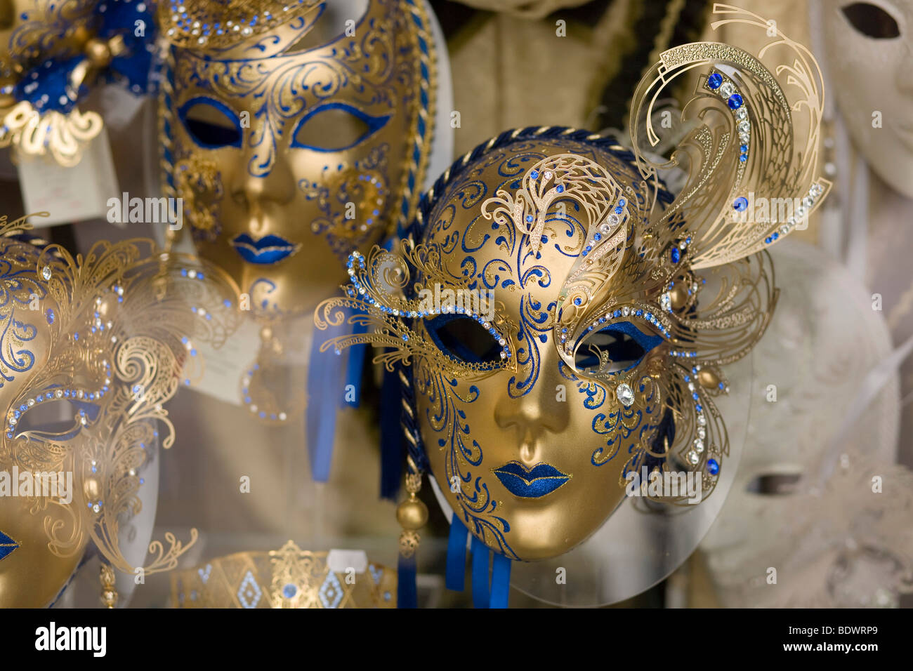 Carnival masks, Venice, Italy, Europe Stock Photo