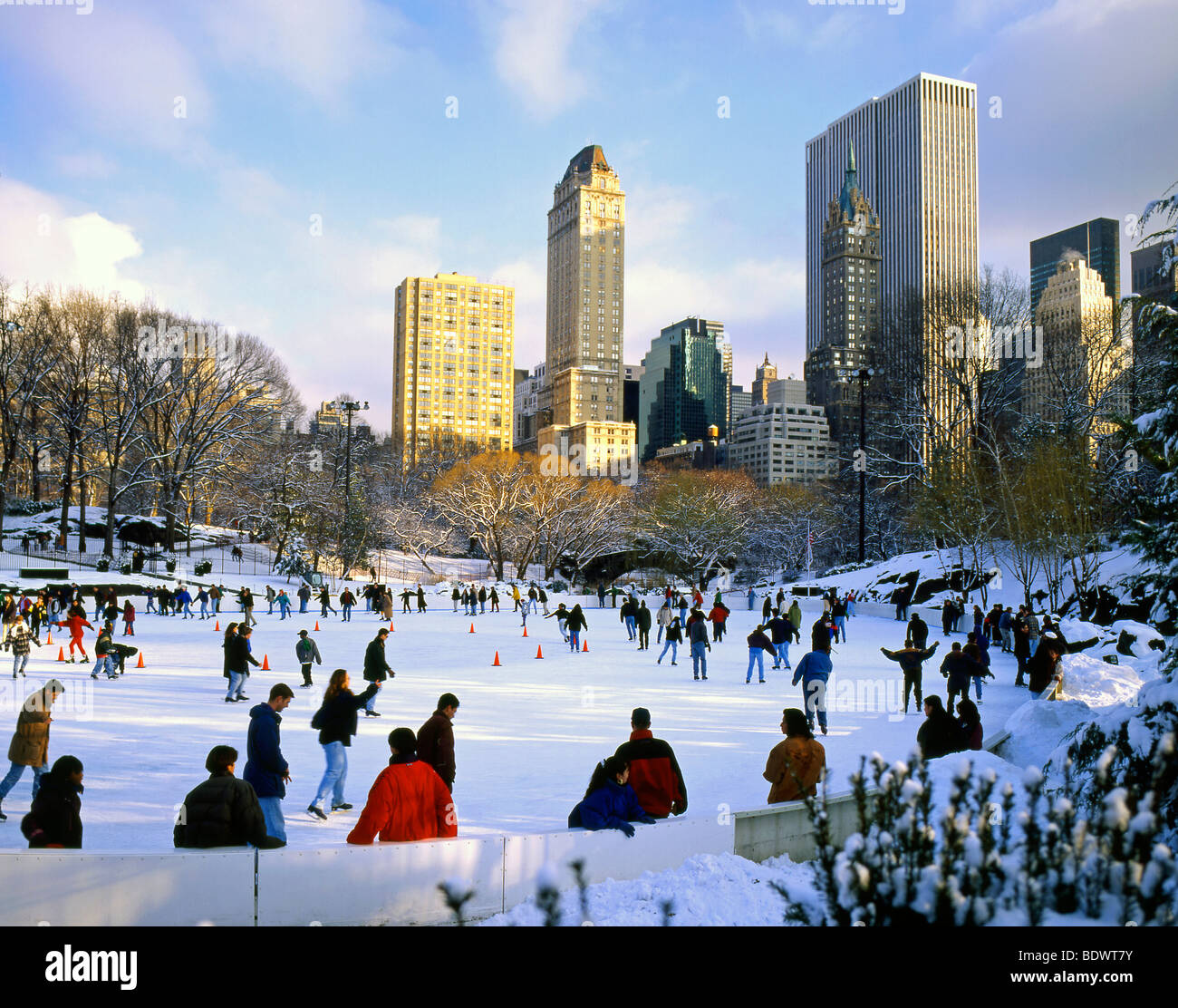 Willman Ice Rink, Central Park, New York City, USA Stock Photo Alamy