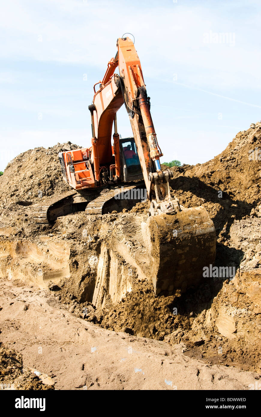 excavation at the Louis & Clark Regional Water System pipeline