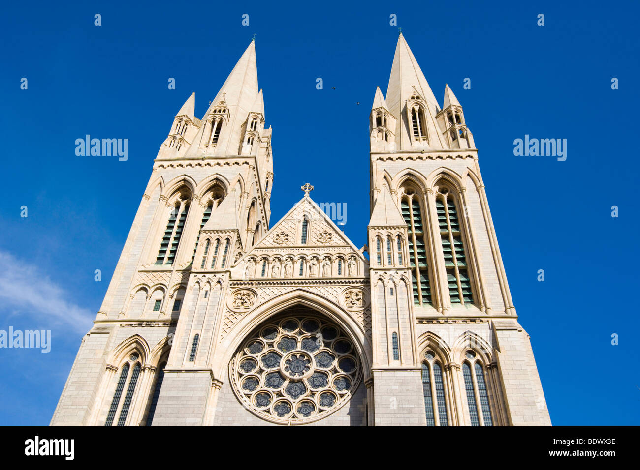 Truro Cathedral, Cornwall, England, United Kingdom, Europe Stock Photo