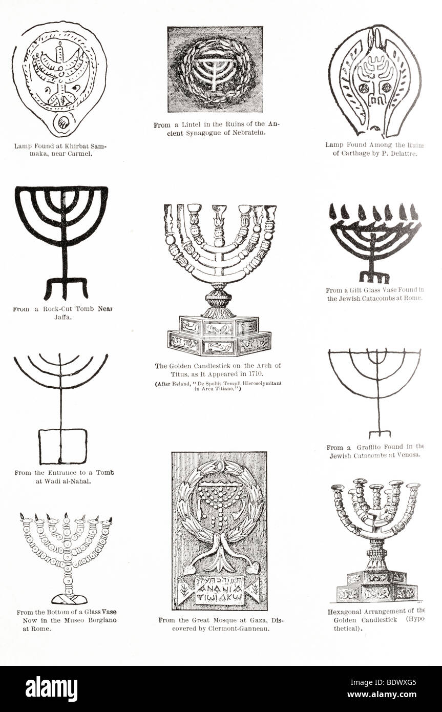 earliest known presentations of the golden candlestick Stock Photo Alamy