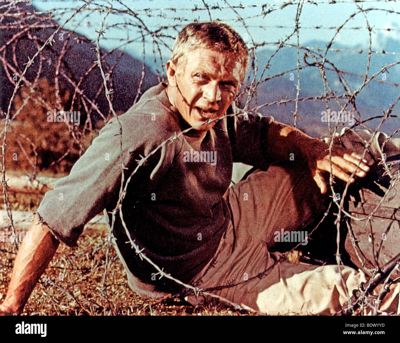 THE GREAT ESCAPE  - 1963 UA film with Steve McQueen Stock Photo