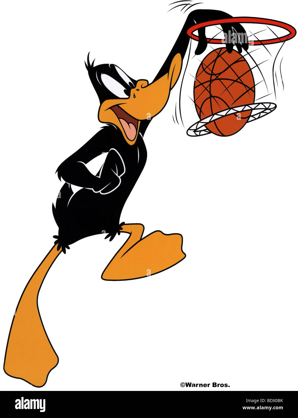 DAFFY DUCK - Warner Bros cartoon character in the Looney Tunes series Stock Photo