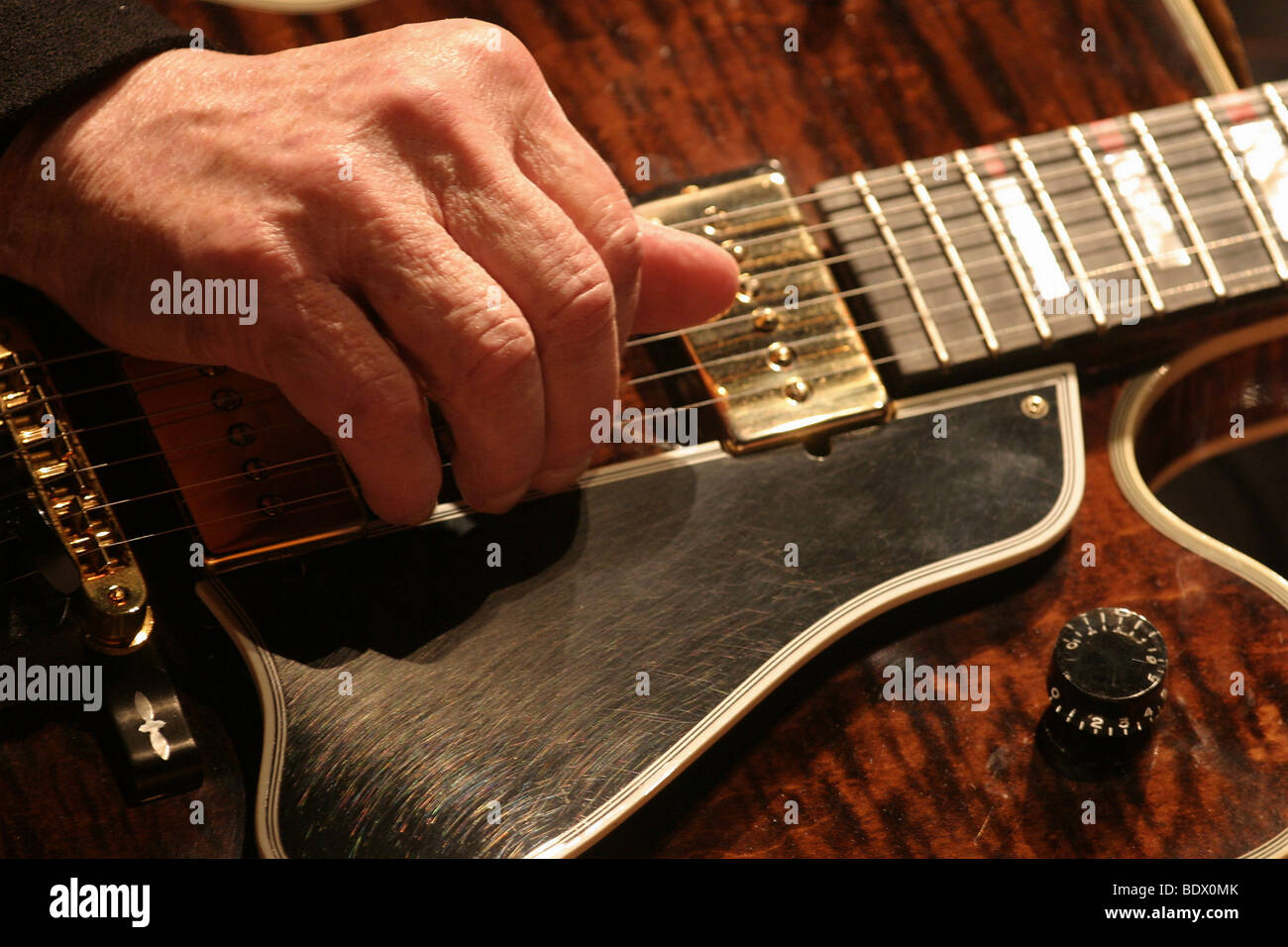 SCOTTY MOORE - US guitarist Stock Photo