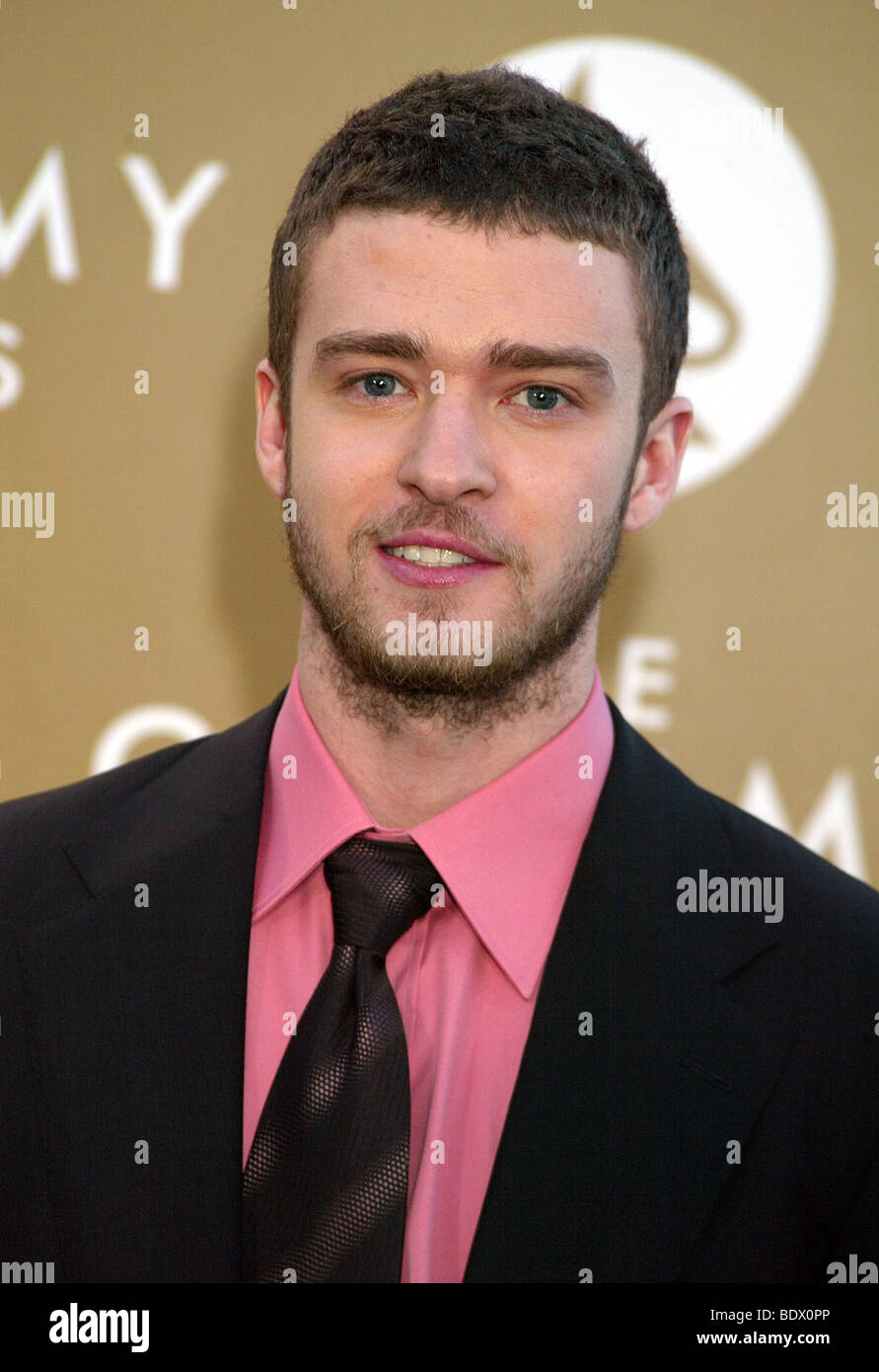 JUSTIN TIMBERLAKE - US pop musician and actor Stock Photo