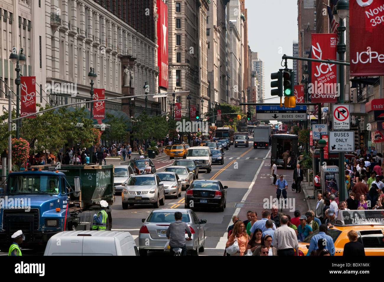 New York City Streets Stock Photo