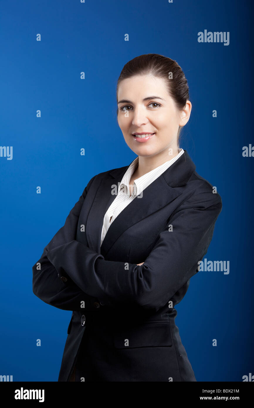 portrait of a beautiful and young businesswoman Stock Photo - Alamy