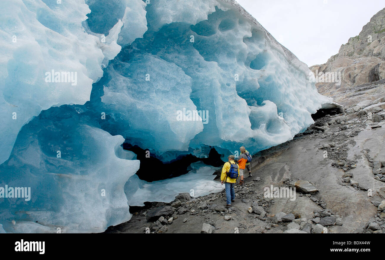 Breaking point, Grosser Aletschgletscher Aletsch Glacier, UNESCO world