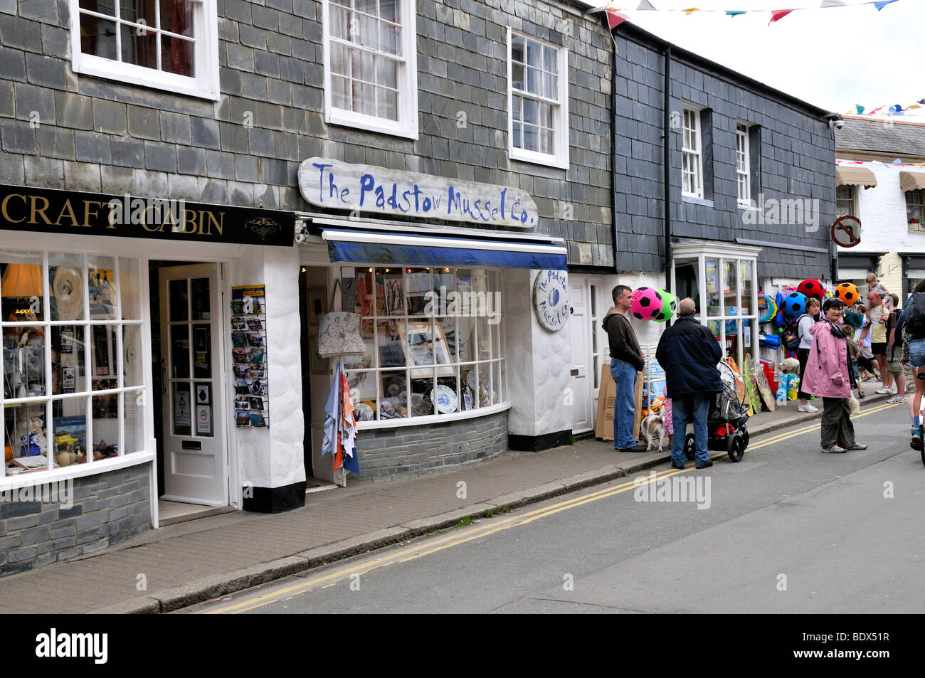 The Padstow Mussel Company, Padstow, Cornwall, England Stock Photo Alamy