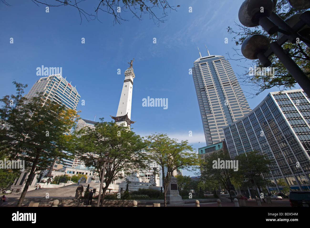 Soldiers & Sailors Monument Stock Photo