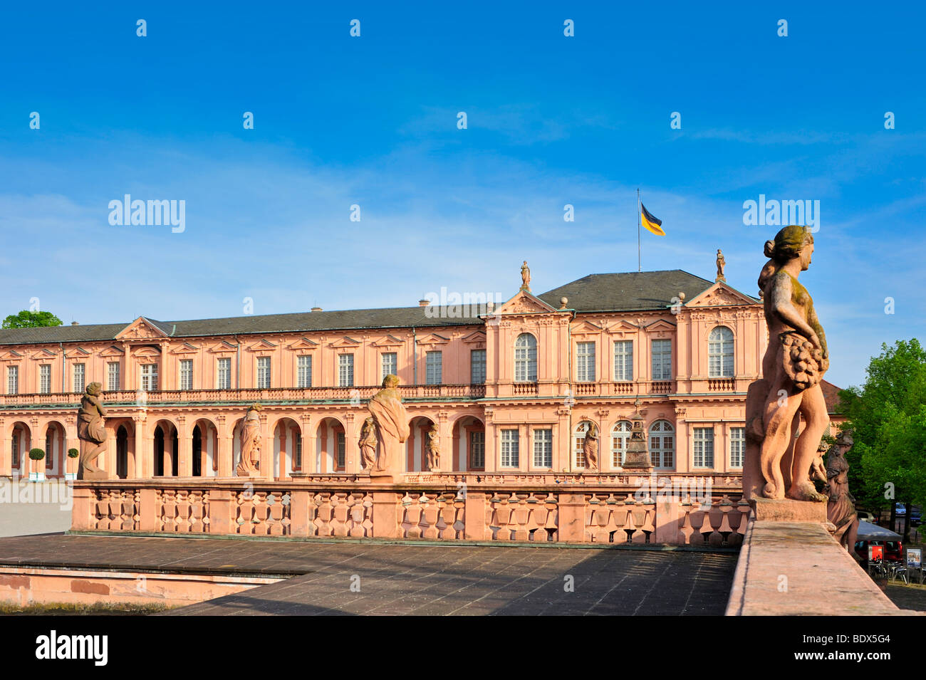 Schloss Rastatt castle seen from the courtyard, Rastatt, Black Forest