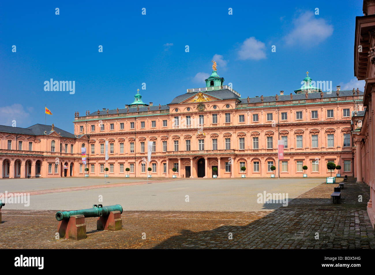 Schloss Rastatt castle seen from the courtyard, Rastatt, Black Forest