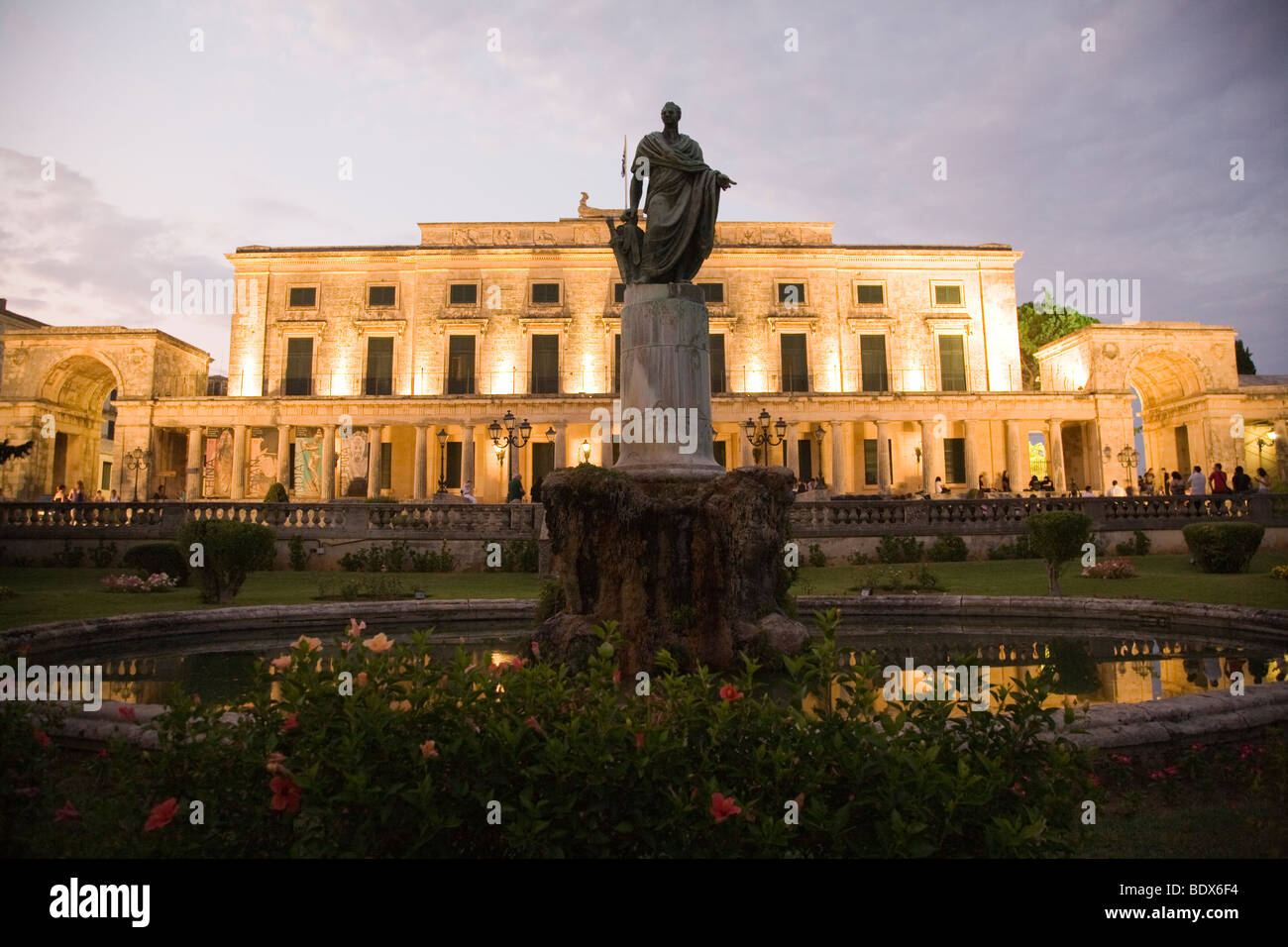 The Old Palace, Corfu Town. Greece. NO Property Release Stock Photo