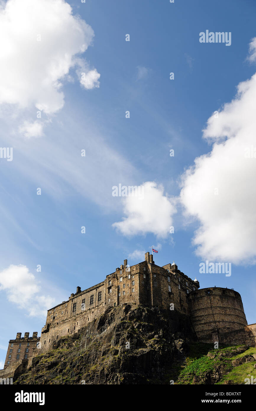 Edinburgh Castle, Scotland, UK, from the South Stock Photo