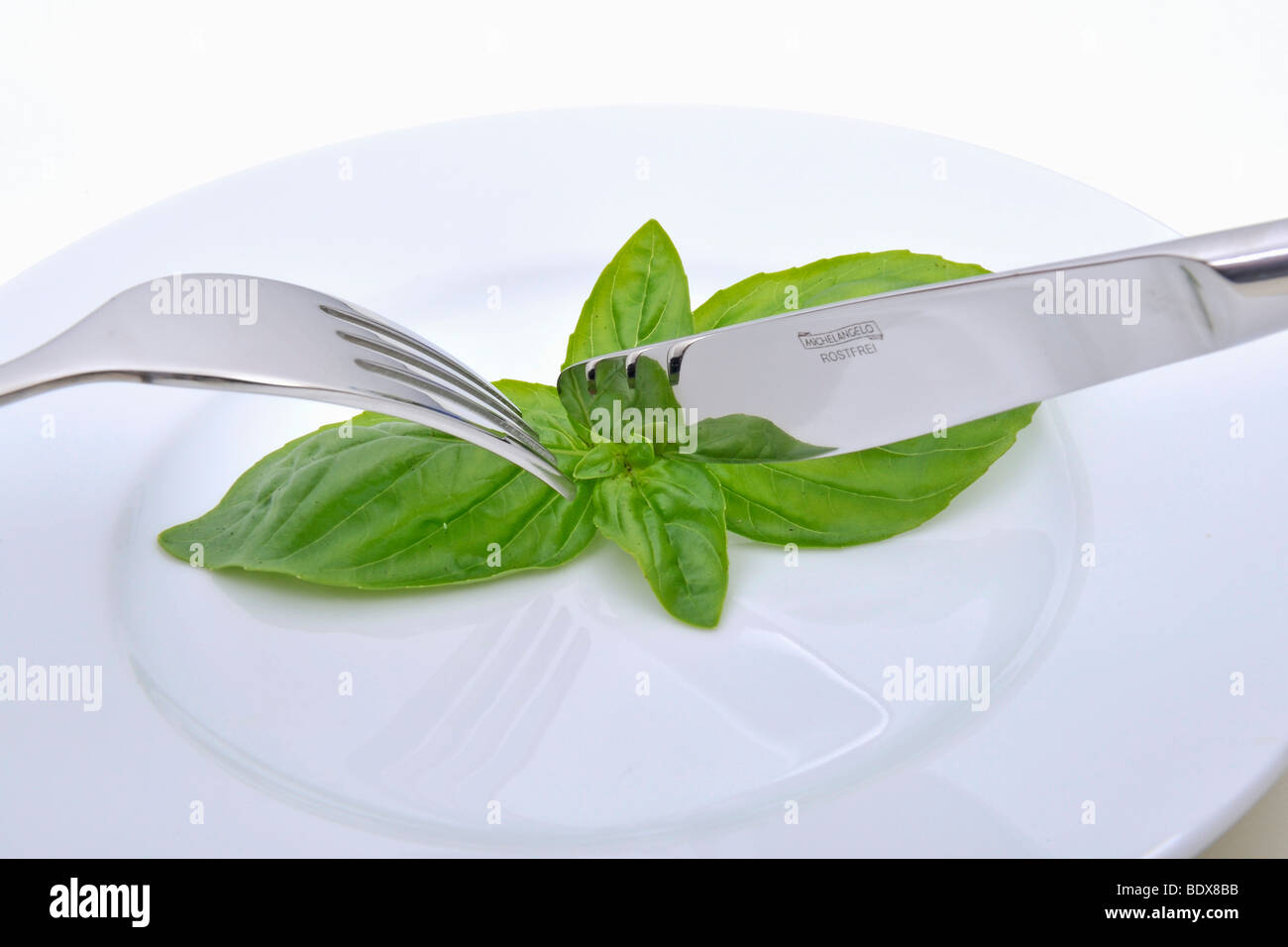 Symbolic image for vegetarian food, diet Stock Photo