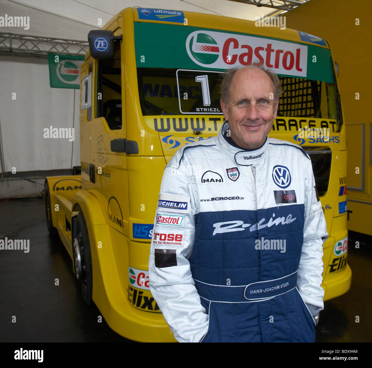 Hans-Joachim Stuck, ADAC Truck Grand Prix 2009, Nuerburgring, Rhineland-Palatinate, Germany, Europe Stock Photo