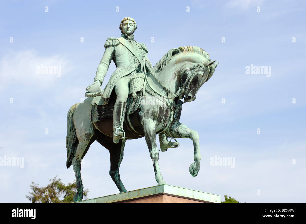 Sculpture Charles XIV John, King of Sweden, Karl III Johan, King of