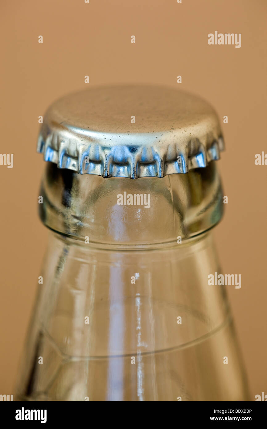 metal bottle top Stock Photo
