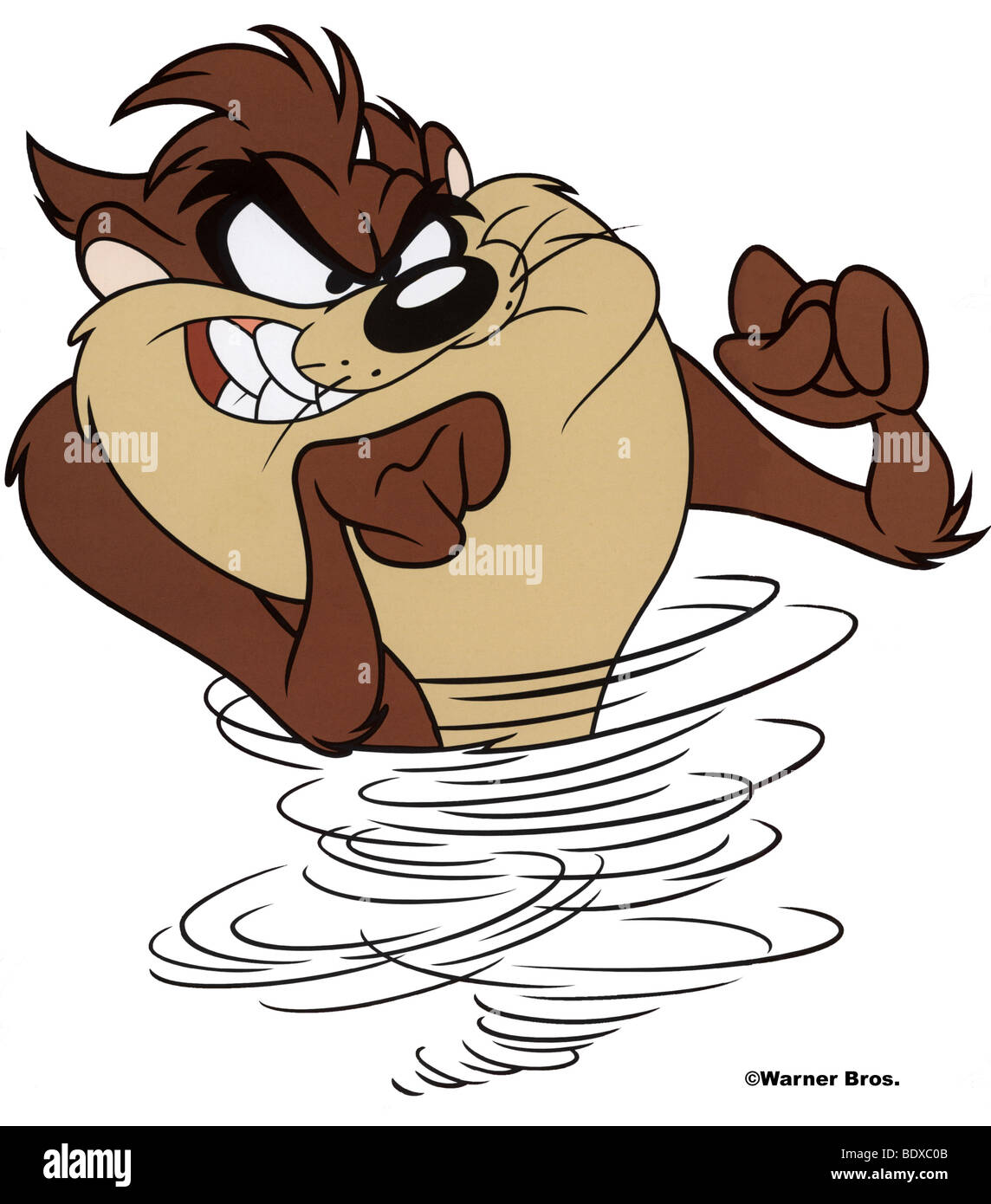 TAZ THE TAZMANIAN DEVIL  - Warner Brothers cartoon character Stock Photo