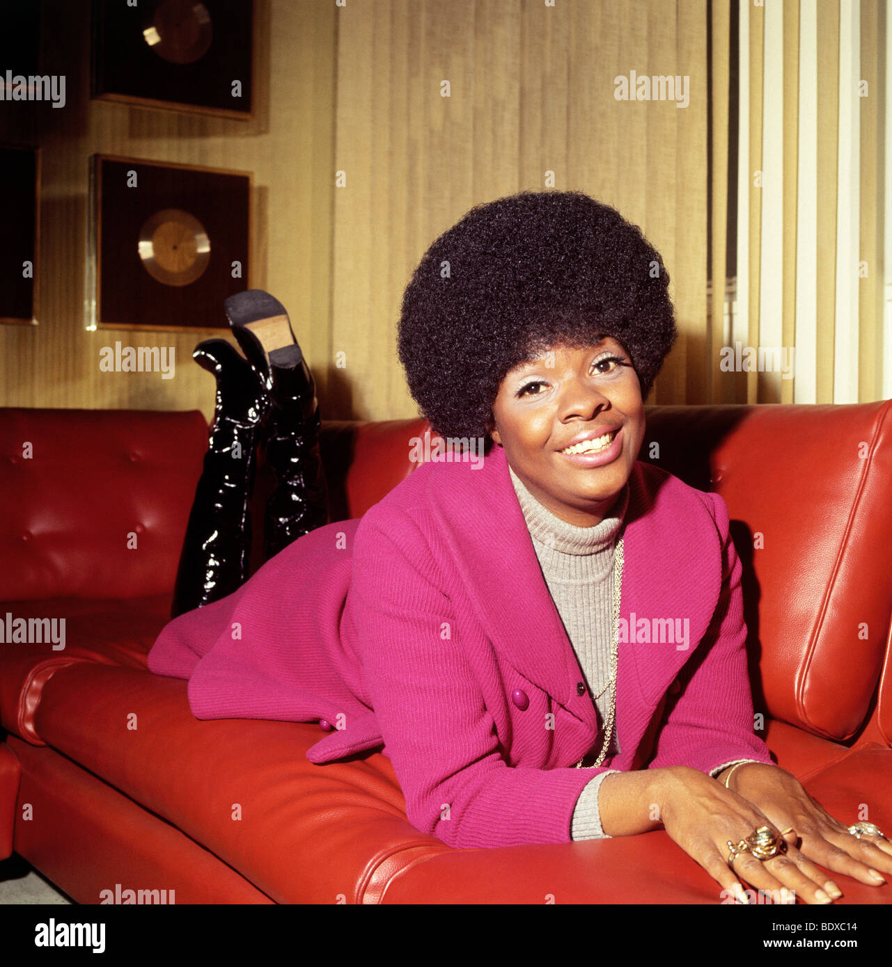THELMA HOUSTON  - US singer in 1977 Stock Photo