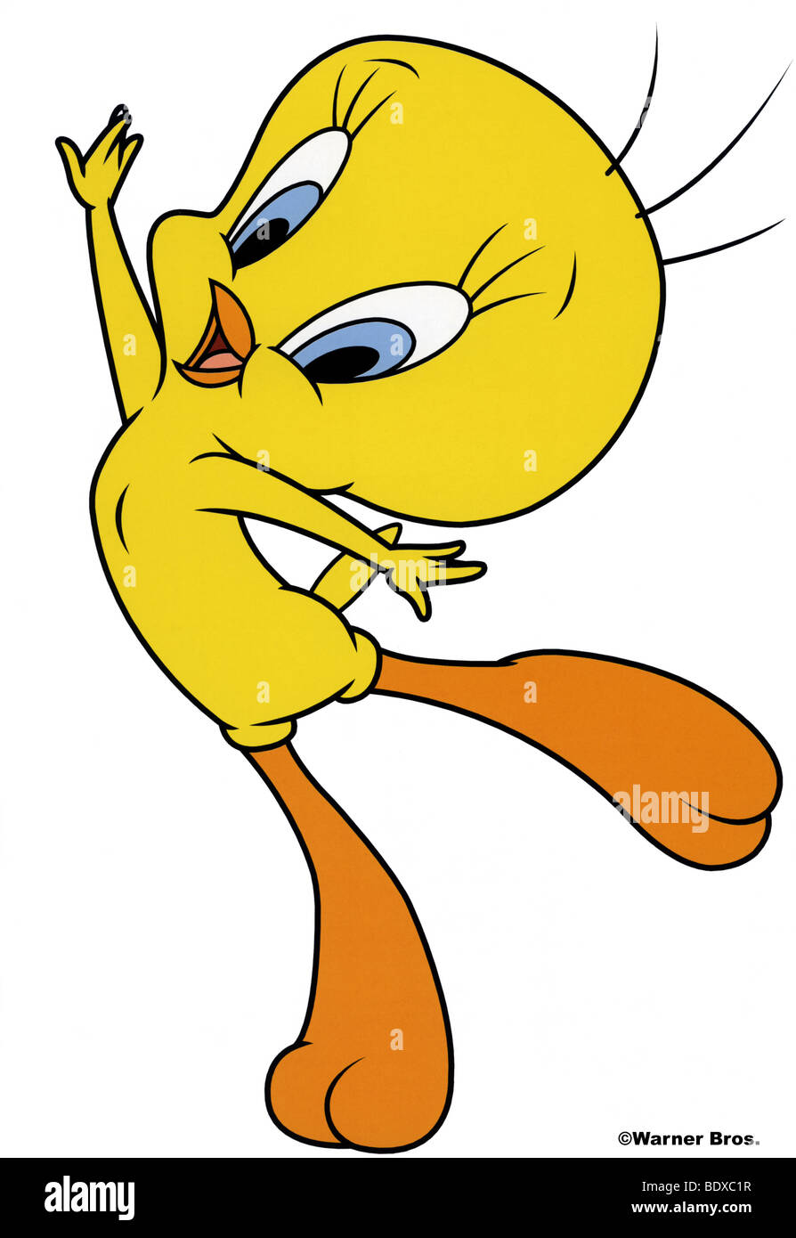 TWEETY PIE - Warner Bros cartoon character Stock Photo