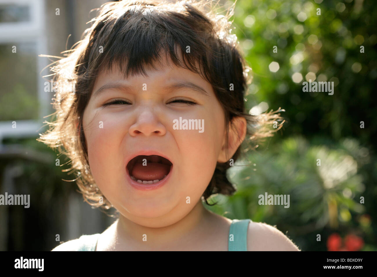 Crying toddler Stock Photo