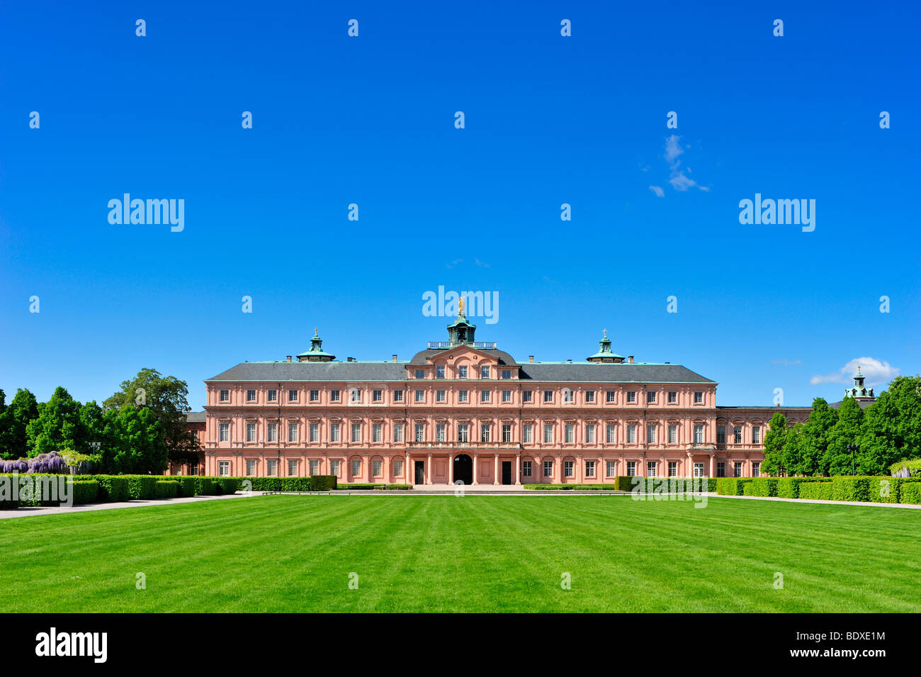 Palace garden of Schloss Rastatt castle, Rastatt, Schwarzwald, Baden