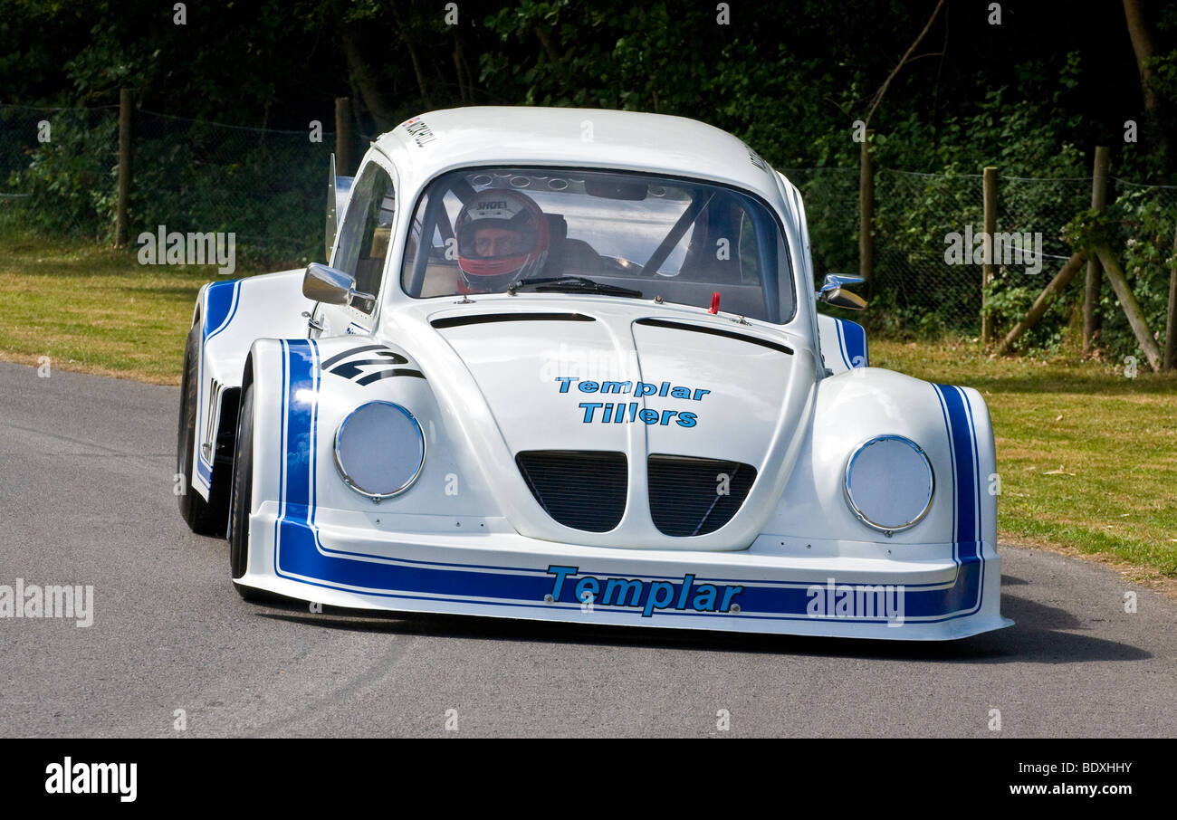 1976 Volkswagen-Chevrolet Beetle Super Saloon on the hillclimb at Goodwood Festival of Speed, Sussex, UK. Driver: David Taylor. Stock Photo