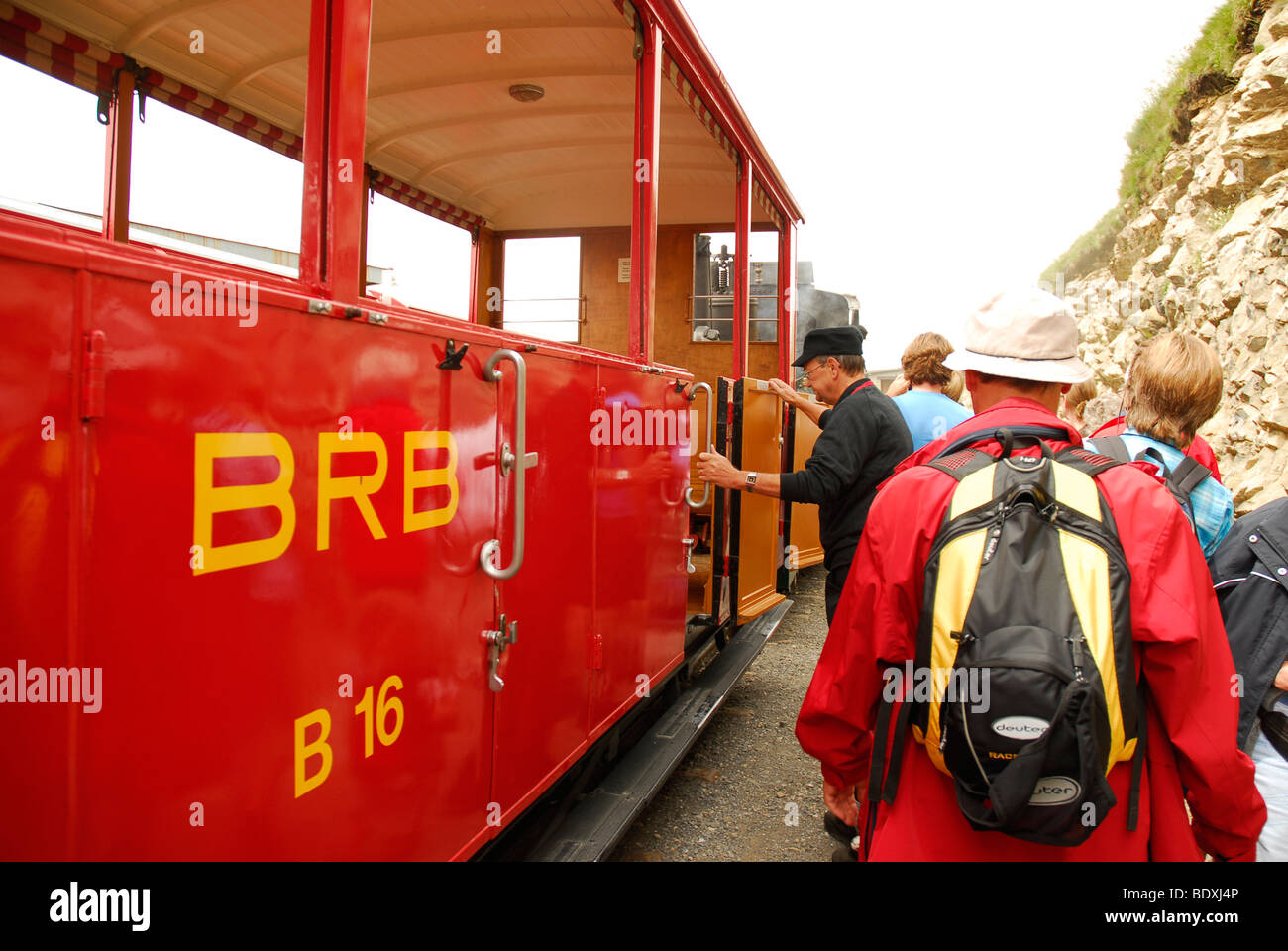 Brienz Rothorn Bahn railway, Bern, Switzerland, Europe Stock Photo