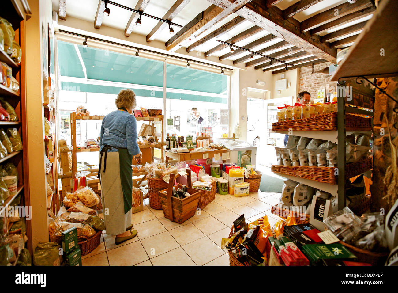 Village shop, Ross on Wye Stock Photo Alamy